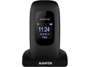 Aligator V600 Senior + töltőállvány, fekete