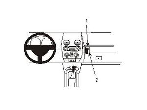 Brodit ProClip tartókonzol a Volkswagen Beetle 98-11