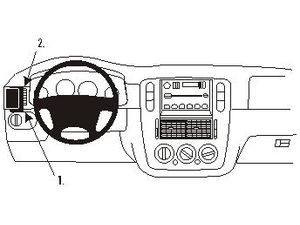 Brodit ProClip tartókonzol Ford Explorer 02-05