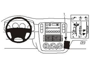 Brodit Suport de montare ProClip pentru Ford Explorer 02-05