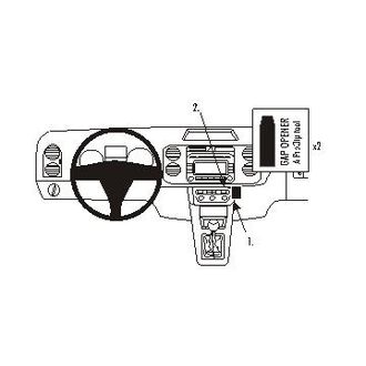 Brodit ProClip montážní konzole pro Volkswagen Golf Plus 05-09, Tiguan 08-09, na střed vpravo