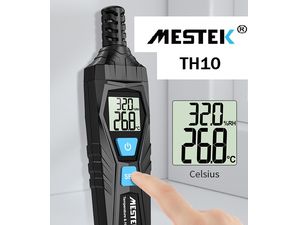 Mestek TH10 Příruční bezkontaktní měřič vlhkosti a teploty