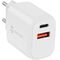 Tactical Base Plug Dual, USB-C și USB-A 20W încărcător/adaptor de rețea/adaptor, alb