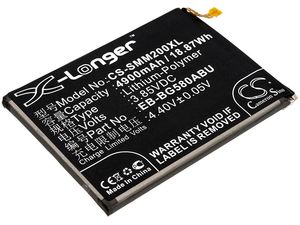 Baterie pro Samsung Galaxy M20, M30, A30, A40s, 4900 mAh, Li-Pol
