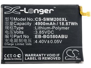 Baterie pro Samsung Galaxy M20, M30, A30, A40s, 4900 mAh, Li-Pol