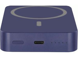 EMOS powerbank WI 1046, 10 000 mAh, 20 W+vezeték nélküli, kék