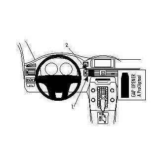 Brodit ProClip montážní konzole pro Volvo XC70 12-16/V70 II 12-16/S80 12-16, na střed