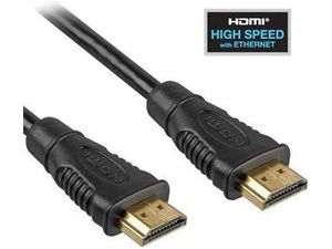 PremiumCord HDMI 1.4. Cablu de mare viteză+Ethernet, conectori placați cu aur, 2m