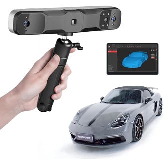 Revopoint RANGE 2 kézi 3D szkenner, 0.1mm, 16 fps, 9 tengelyes IMU, WiFi 6