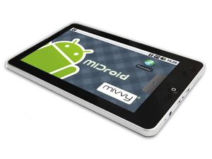 Mivvy MIDroid Q721 černý - rozbaleno, plná záruka