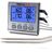 ThermoPro TP-17 digitales Küchenthermometer, zwei Fühler, silber