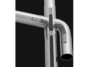 Teslong TD450S endoszkóp 4.5" IPS kijelzővel, 8.5mm-es szondával, 1.55m kábellel