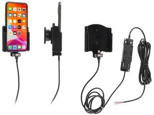 Brodit autós tartó Apple iPhone 11 Pro, tok nélkül, bársony, rejtett töltéssel