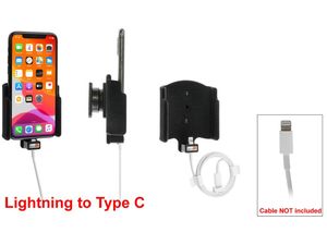 Brodit autós tartó Apple iPhone 11 Pro bársonyban, foglalat nélkül, tömítéssel a villámkábelhez