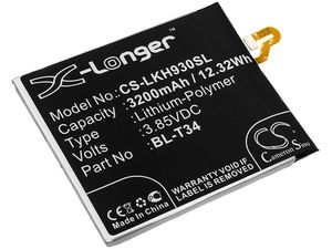 Baterie pentru LG H930, V30, V35 și altele, 3200 mAh, Li-Pol