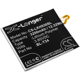 Baterie pentru LG H930, V30, V35 și altele, 3200 mAh, Li-Pol