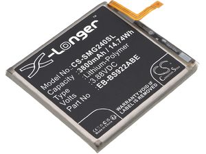 Akkumulátor Samsung Galaxy S24 készülékhez, 3800 mAh, Li-Pol