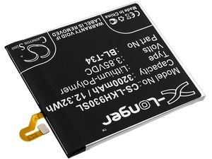 Baterie pentru LG H930, V30, V35 și altele, 3200 mAh, Li-Pol