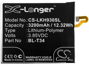 Baterie pentru LG H930, V30, V35 și altele, 3200 mAh, Li-Pol