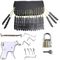 Mobilly 30in1 lockpick készlet edzőzárral + lockpick GUN zárral