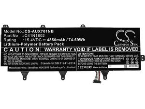 Батерия за Asus Zephyrus Gx701 / Rog Zephyrus S Gx701 / Rog Gx701 , 4850mAh, Li-Ion