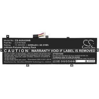 Baterie pro Asus Zenbook Ux3400/Ux430 a další, 4200 mAh, Li-Pol