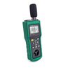 Mastech MS6300 Multifunkcionális mérőműszer 5in1, hőmérő, anemométer, zajmérő, higrométer, fénymérő, fényerőmérő