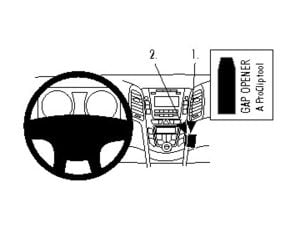 Brodit Монтажна скоба ProClip за Hyundai i30 12-16, централна дясна част