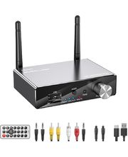 Bluetooth 5.3 Audio-Empfänger/-Sender, RCA (Cinch), SPDIF, TOSLINK, 3,5 mm AUX + Fernbedienung