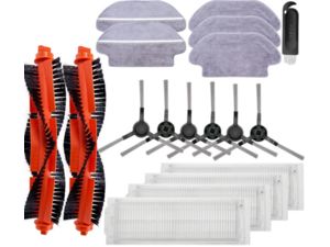 Set de perii și filtre Mobilly pentru Xiaomi Mop 2S, Mop Pro, Xiaomi S10, ETA Navaggio, Karcher VC3