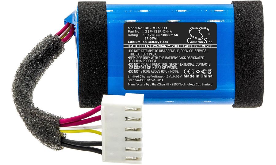 Akkumulátor a JBL Charge 5 készülékhez, 10000mAh, Li-Ion