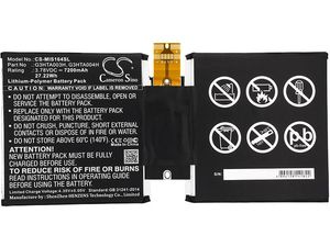 Akku für Microsoft Surface 3 10.8", 7200mAh, Li-Pol