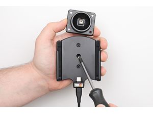 Brodit suport auto pentru Apple iPhone 15 Pro/iPhone 15 fără carcasă, cu încărcare CL/USB-C