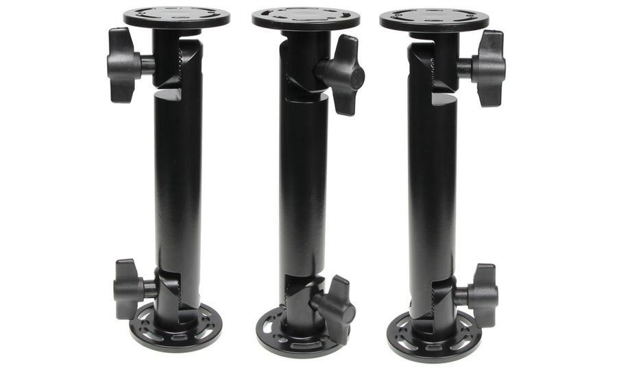 Brodit sestava montážního podstavce, výška 214mm, drobné ozubení, s kruhovou opěrnou plochou (215864)