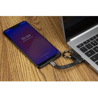 Scosche ClipSync USB-C mini karabiner töltőkábel