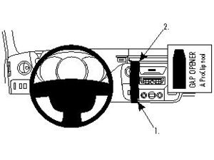Brodit ProClip pro Renault Master/Opel Movano 11-19/Nissan NV400 12-20, zesílený, na střed