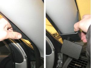 Brodit ProClip Halterung für Kia Sorento 10-12, links an Säule