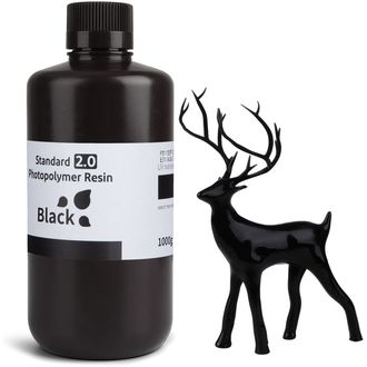 ELEGOO Standard Resin V2.0 1KG, Black