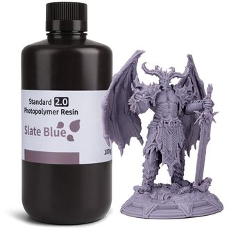 ELEGOO Standard Resin V2.0 1KG, Slate Blue