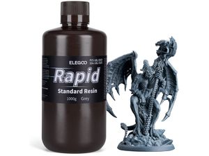 ELEGOO Rapid Standard Resin 1KG, Grey