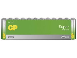 Alkalibatterien GP Super AA (LR6), 12 Stück
