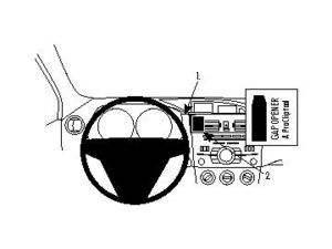 Brodit Монтажна скоба ProClip за Mazda 3 10-13, в центъра