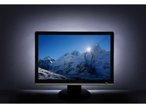 OPTY Bandă cu LED-uri 50cm, USB, 15 LED-uri, telecomandă, 20 de culori, autoadezivă