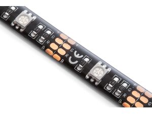 OPTY bandă cu LED-uri roșii pentru iluminarea din spate a computerului, 60cm, magnetic