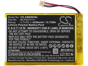 Akkumulátor Autel MaxiSys Mini, MaxiIM IM508, MS905 szkennerhez és másokhoz, 4250mAh, Li-Pol