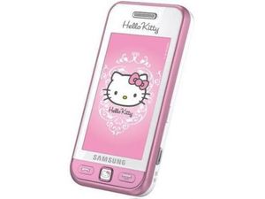 Samsung S5230 Star Weiß Rosa Hello Kitty