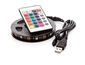 OPTY LED szalag 150cm, USB, 45 LED, távirányító, 20 szín, öntapadós, öntapadós