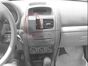 Brodit ProClip für Renault Thalia 99-08/Clio 02-05/Clio Storia 06-09, Mitte links