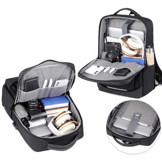 Rucsac pentru laptop SunRed, durabil, negru