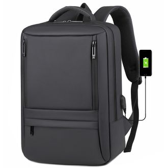 Rucsac pentru laptop SunRed, durabil, negru